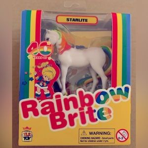 rainbow brite mini figure Starlite horse cheebee TLS